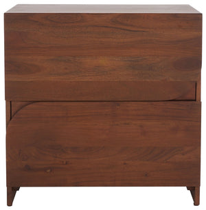 Safavieh Edithe Wood Nightstand Brown SFV9727A