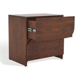 Safavieh Edithe Wood Nightstand Brown SFV9727A