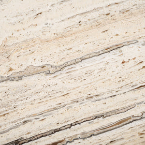 Safavieh Damarcus Elegant Travertine Top Accent Table - Timeless Oak Wood Design For Stylish Home Décor Natural ,Travertine Wood ,Travertine Sfv9730a-2bx