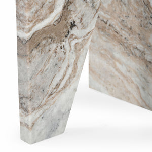 Safavieh Devlin Marble Drink Table Brown SFV9734A