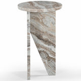 Safavieh Devlin Marble Drink Table Brown SFV9734A