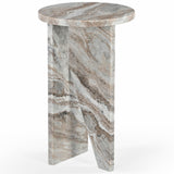 Safavieh Devlin Marble Drink Table Brown SFV9734A