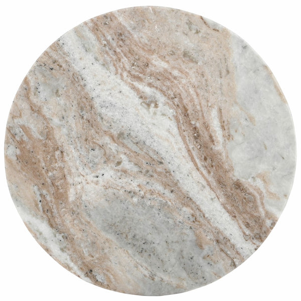 Safavieh Devlin Marble Drink Table Brown SFV9734A