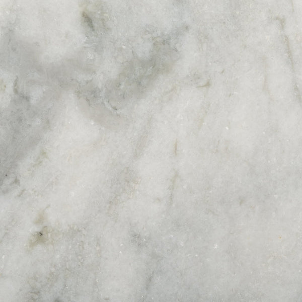 Safavieh DEVLIN Marble Drink Table - Luxe Accent Piece for Modern Spaces, Ideal for Beverages and Decor White SFV9734B