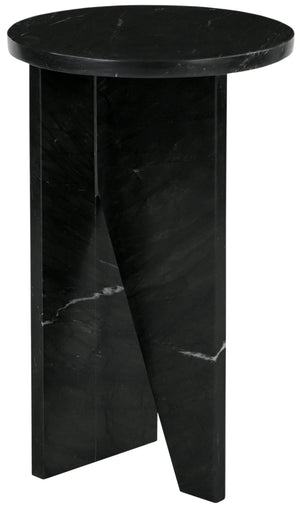 Safavieh Devlin Marble Drink Table Black SFV9734C