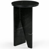 Safavieh Devlin Marble Drink Table Black SFV9734C