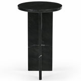 Safavieh Devlin Marble Drink Table Black SFV9734C