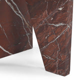 Safavieh Devlin Marble Drink Table Red SFV9734D