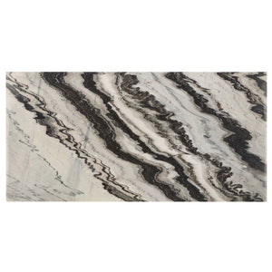 Safavieh Ellebeth Marble Top Coffee Table - Luxurious Acacia Wood Design With Sturdy Iron Base For Elegance Hazel ,Walnut Marble  ,Wood Sfv9735a-2bx