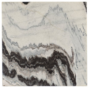 Safavieh Ellebeth Marble Top Accent Table - Elegant Acacia Wood Design With Stunning Marble Surface & Iron Base Hazel ,Walnut Marble  ,Wood Sfv9736a-2bx