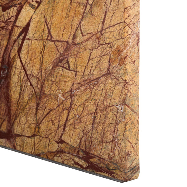 Safavieh Adriano 2 Leg Marble Accent Table Beige ,Brown Marble, Marble Sfv9739A