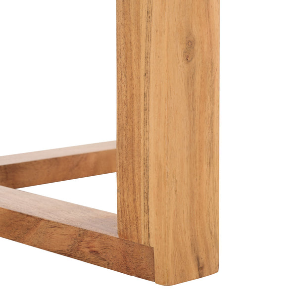 Safavieh Bernardi Marble Top Accent Table - Elevate Your Home Decor With Elegant Acacia Wood And Marble Design Natural ,White Wood ,Marble Sfv9743a-2bx