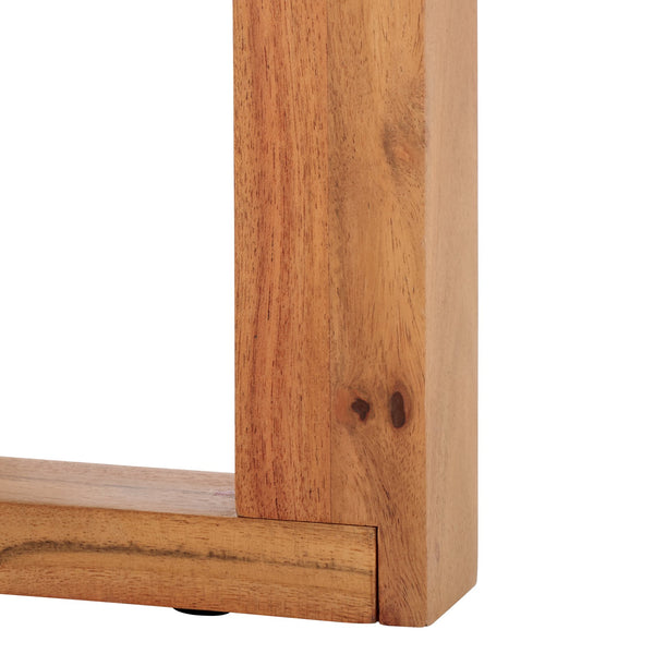 Safavieh Bernardi Marble Top Console Table - Elegant Acacia Wood Frame With Opulent Marble Surface For Style Natural ,White Wood ,Marble Sfv9745a-2bx