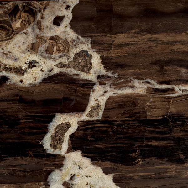 Safavieh Bernardi Marble Top Console Table - Elegant Acacia Wood Frame With Opulent Marble Surface For Style Walnut ,Brown Wood ,Marble Sfv9745b-2bx