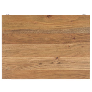 Safavieh Lesliette 3 Drawer Wood Nightstand Natural Wood, Acacia Wood Sfv9748A