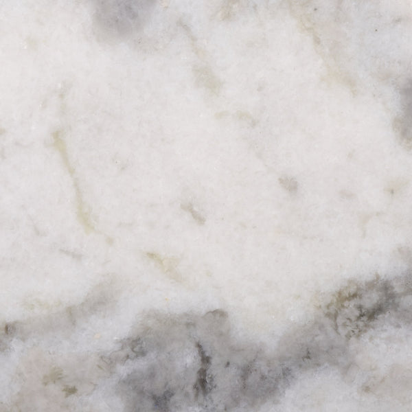 Safavieh Leahbryanna Triangle Marble Drink Table - Chic Accent Piece For Modern Living Spaces And Decor White Marble Sfv9751a