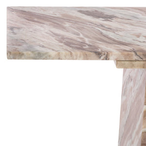 Safavieh Tobilyn Genuine Marble Top Console Table for Entryway Hallway or Living Room Wall SFV9753A-2BX