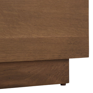 Lilybelle Marble Top 4-Drawer Dresser — Elegant Walnut Veneer, Durable Marble Surface, Ample Storage