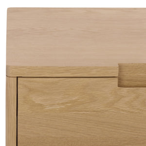 Safavieh Riverside Oak Wood 3 Drawer Nightstand In Natural Finish - Timeless Elegance For Any Decor Natural Oak Wood Sfv9759a