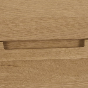 Safavieh Riverside Oak Wood 3 Drawer Nightstand In Natural Finish - Timeless Elegance For Any Decor Natural Oak Wood Sfv9759a