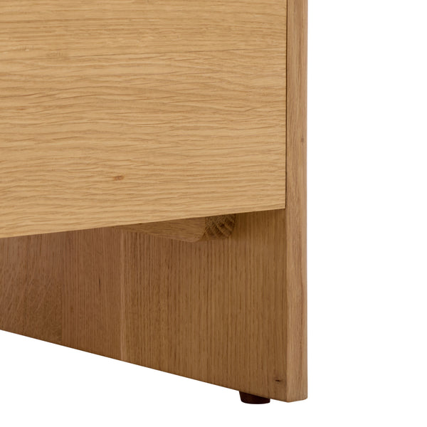 Riverside Oak Wood 6-Drawer Dresser — Spacious 59" Storage Chest With Smooth-Glide Drawers, Rustic Finish
