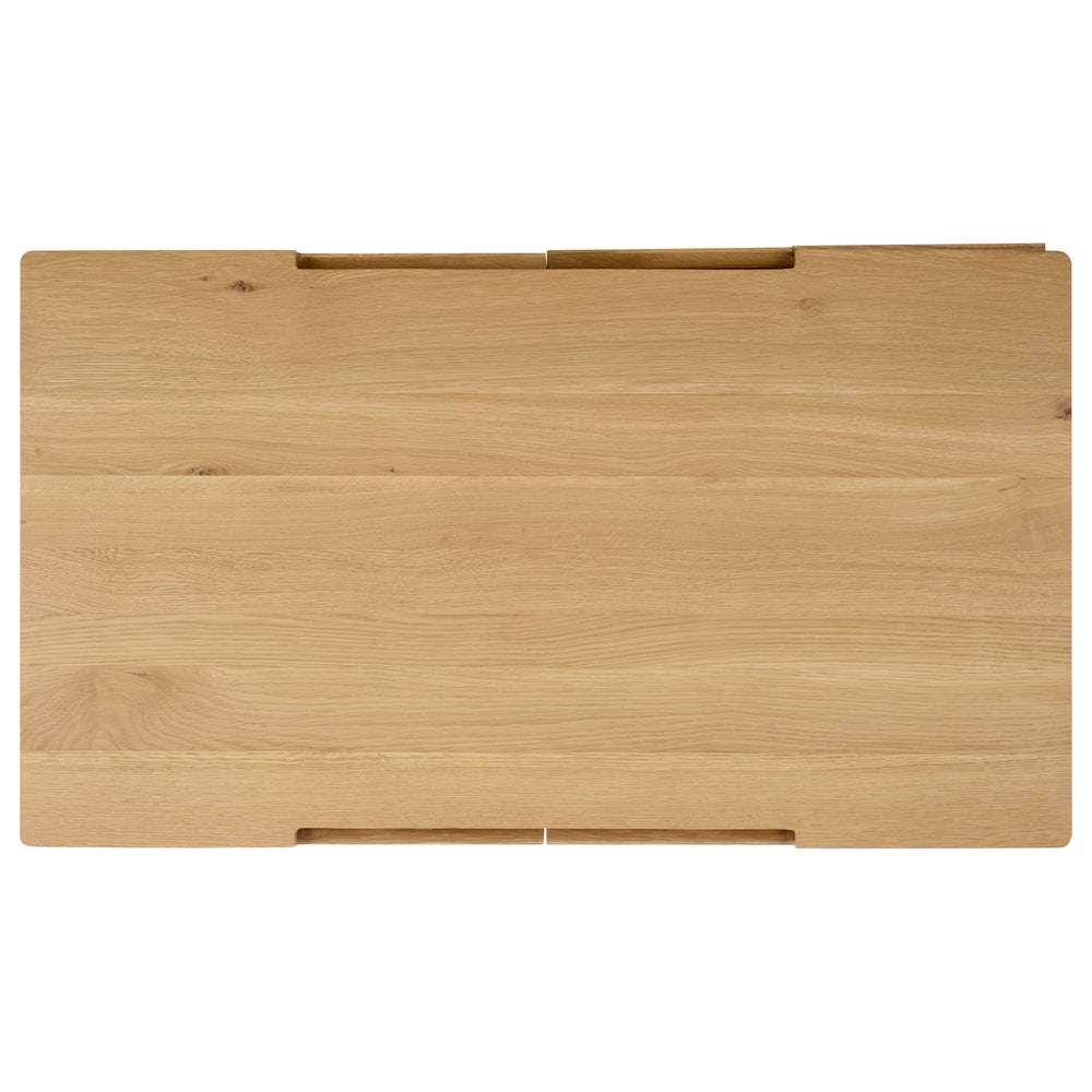 Safavieh Riverside Oak Wood 4 Drawer Coffee Table - Elegant Natural Oak Design For Stylish Living Rooms Natural Oak Wood Sfv9761a