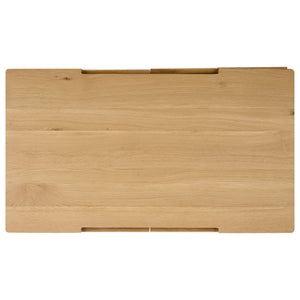 Safavieh Riverside Oak Wood 4 Drawer Coffee Table - Elegant Natural Oak Design For Stylish Living Rooms Natural Oak Wood Sfv9761a