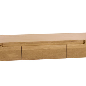 Safavieh RIVERSIDE Console Table – Natural Oak 3 Drawer Design for Entryway, Hallway, or Living Room Elegance SFV9762A