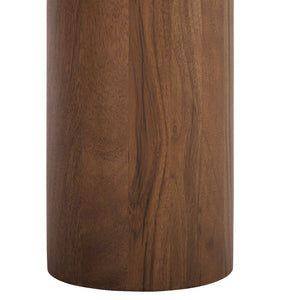 Safavieh Trescott Square Wood Coffee Table In Walnut - Elegant Acacia Design For Modern Living Spaces Natural Wood Sfv9763a-2bx