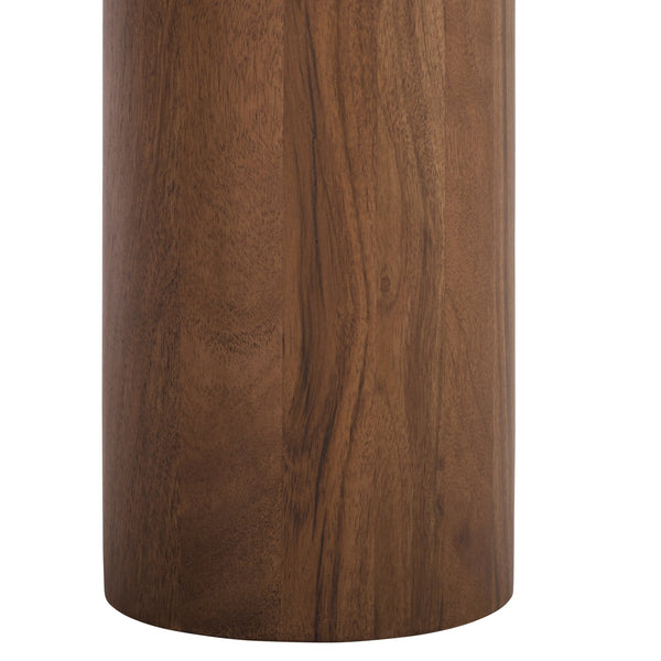 Safavieh Trescott Square Wood Coffee Table In Walnut - Elegant Acacia Design For Modern Living Spaces Natural Wood Sfv9763a-2bx