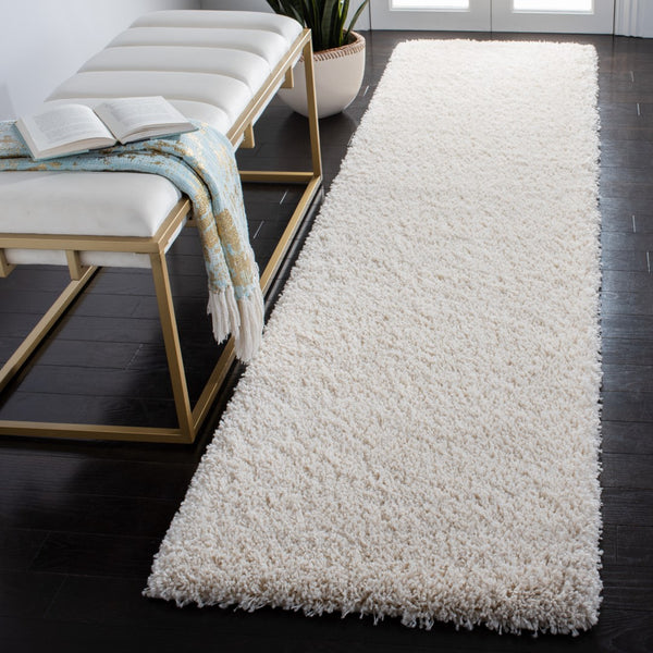 Safavieh California Shag Power Loomed Rug Ivory 2' x 3'