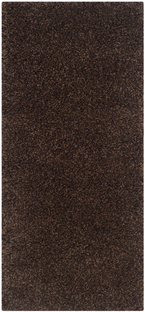 Safavieh Sg151 Plush California Shag Runner In Neutral Brown — Deep 2" Pile, Durable Power-Loomed Turkish Weave 2'-3" x 15'-0" SG151-2727-215