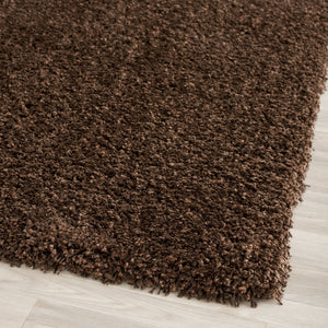Safavieh Sg151 Plush California Shag Runner In Neutral Brown — Deep 2" Pile, Durable Power-Loomed Turkish Weave 2'-3" x 15'-0" SG151-2727-215