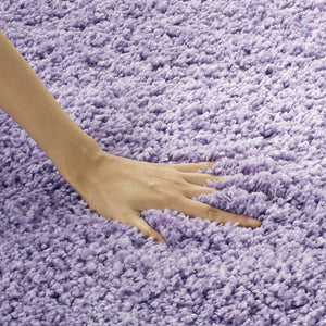 Safavieh Sg151 Luxurious Flokati-Style Shag Rug 2" Pile — Power-Loomed Turkey Craftsmanship, Cozy Statement Piece 9'-0" x 9'-0" LILAC SG151-7272-9SQ