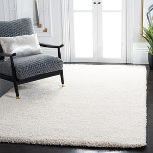 Safavieh Milan Plush Shag 2'X3' Ivory Accent Rug – 1.75" High-Pile, Power-Loomed Turkey Craftsmanship, Versatile Decor SG180-1212-2