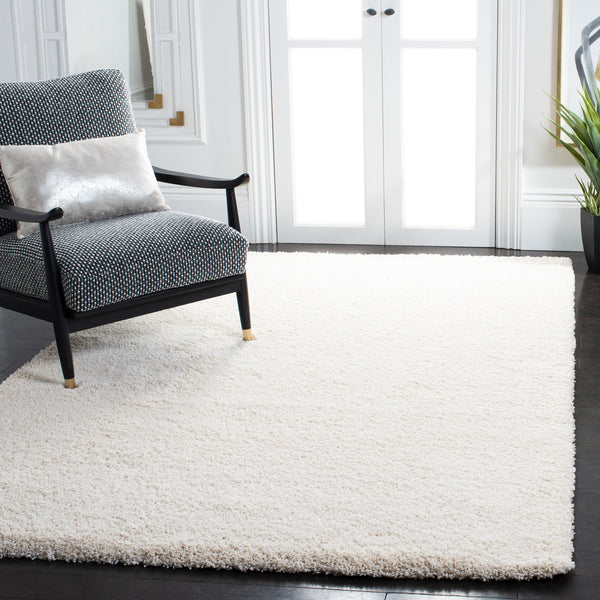 Safavieh Milan Plush Shag 2'X3' Ivory Accent Rug – 1.75" High-Pile, Power-Loomed Turkey Craftsmanship, Versatile Decor SG180-1212-2