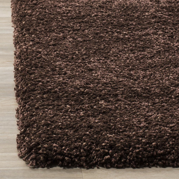 Safavieh Milan Plush Shag Rug - Luxurious Turkish Textile For Modern Comfort & Timeless Elegance In Any Room Dark Beig 77% Polypropylene,15% Jute,5% Latex,3% Polycotton (Warp) Sg180-1414-2