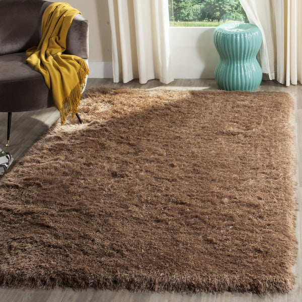 Safavieh Venice Taupe Area Rug 10' X 14' - Luxurious 3" Pile Height, Hand-tufted Softness For Modern Elegance Taupe Polyester Sg256t-10