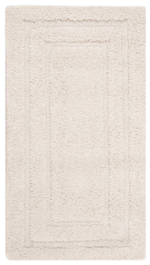 Safavieh Florida Plush Shag Rug Cream — Power-Loomed Turkey, Deep Pile Texture, Durable Easy-Care Luxury 6'-0" x 8'-0" SG454-1111-68