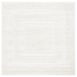 Safavieh Florida Plush Oval Shag Rug Cream — Power‑Loomed Turkish Polypropylene, Deep 1⅛″ Pile, Stain‑Resistant Elegance 6'-0" x 8'-0" SG454-1111-68OV
