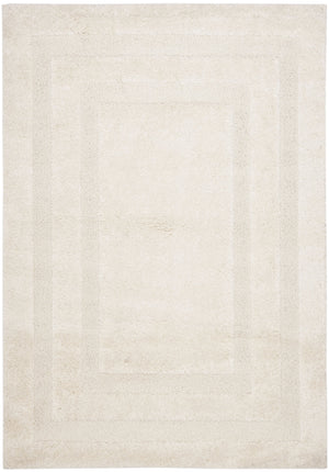 Safavieh Florida Plush Shag Runner Cream — 1 1/8" High-Pile, Stain-Resistant Polypropylene For Hallways 2'-3" x 17'-0" SG454-1111-217