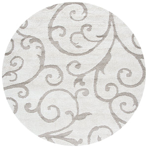 Safavieh Florida Turkish Shag Runner Ivory Beige Flokati-Style Pile Plush Hallway Entryway Rug 11Ft 2'-3" x 7'-0" SG455-13LT-27