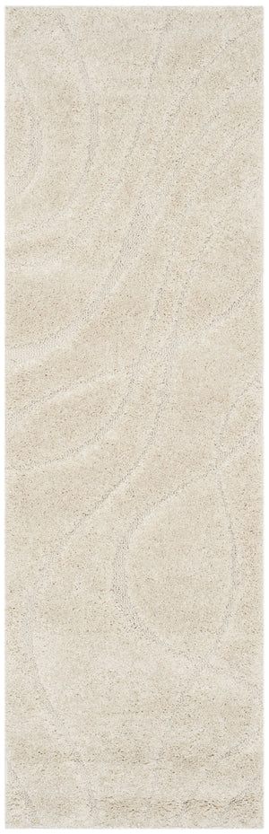 Safavieh Florida Plush Modern Area Rug 6X8 | High-Pile 1-1/8" Comfort, Power-Loomed Turkey Durability, Stain-Resistant 6'-0" x 8'-0" CREME / CREME SG471-1111-68