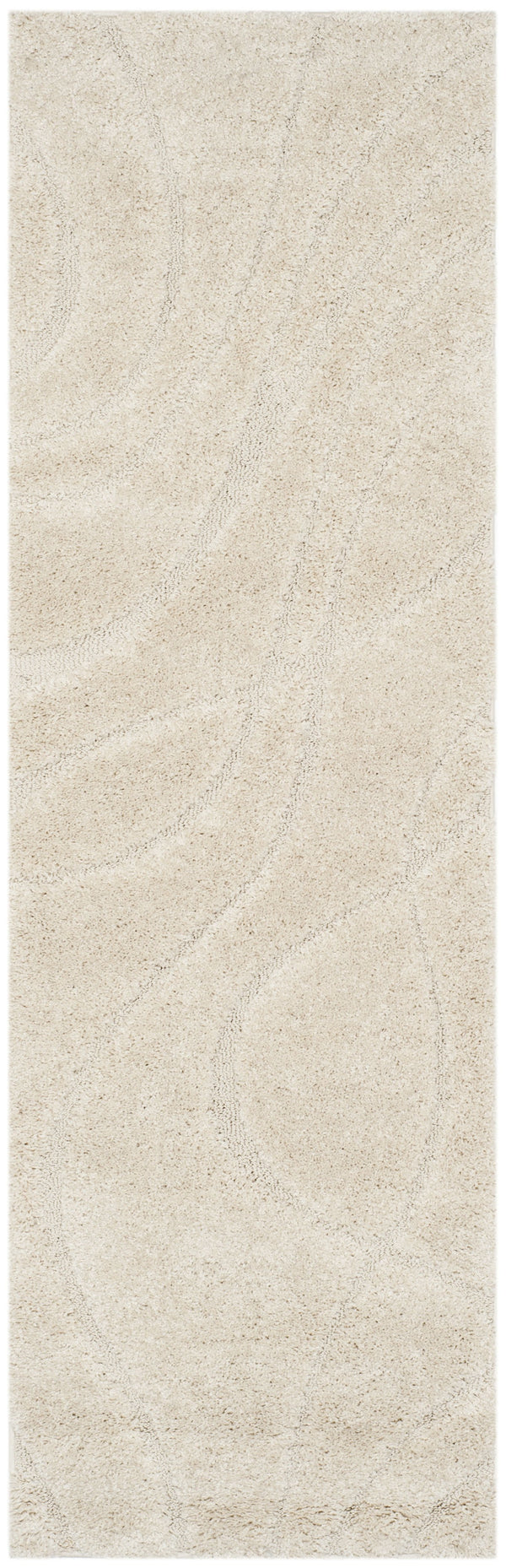 Safavieh Florida Plush Modern Area Rug 6X8 | High-Pile 1-1/8" Comfort, Power-Loomed Turkey Durability, Stain-Resistant 6'-0" x 8'-0" CREME / CREME SG471-1111-68