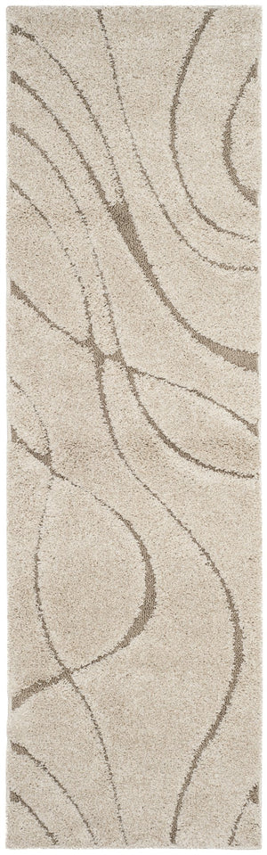 Safavieh Florida Plush Modern Area Rug 6X8 | High-Pile 1-1/8" Comfort, Power-Loomed Turkey Durability, Stain-Resistant 6'-0" x 8'-0" CREAM / BEIGE SG471-1113-68