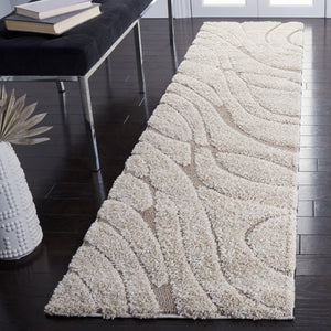 Safavieh Florida Plush Modern Area Rug 6X8 | High-Pile 1-1/8" Comfort, Power-Loomed Turkey Durability, Stain-Resistant 6'-0" x 8'-0" CREAM / BEIGE SG471-1113-68