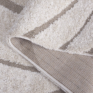 Safavieh Florida Plush Modern Area Rug 6X8 | High-Pile 1-1/8" Comfort, Power-Loomed Turkey Durability, Stain-Resistant 6'-0" x 8'-0" CREAM / BEIGE SG471-1113-68
