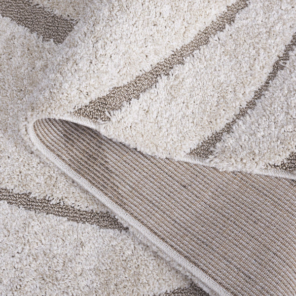 Safavieh Florida Plush Modern Area Rug 6X8 | High-Pile 1-1/8" Comfort, Power-Loomed Turkey Durability, Stain-Resistant 6'-0" x 8'-0" CREAM / BEIGE SG471-1113-68