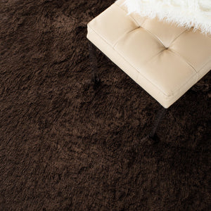 Safavieh Sg511 Luxurious Hand-tufted Polyester Rug - Plush Comfort And Modern Elegance For Your Home Decor Chocolate Polyester Sg511-2727-2