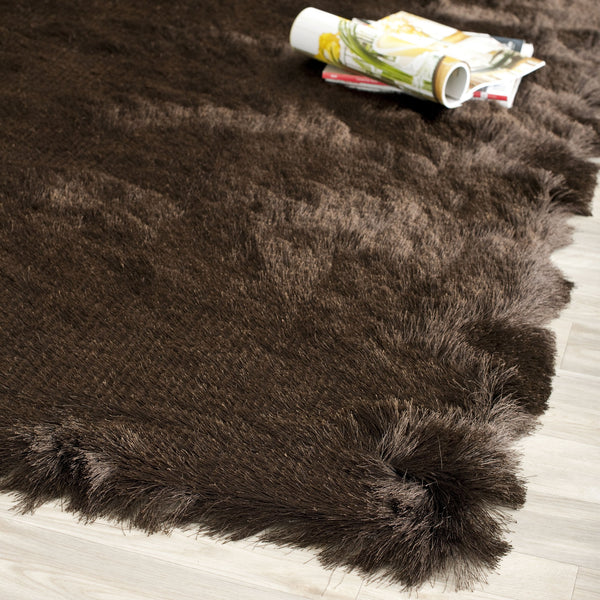 Safavieh Sg511 Luxurious Hand-tufted Polyester Rug - Plush Comfort And Modern Elegance For Your Home Decor Chocolate Polyester Sg511-2727-2